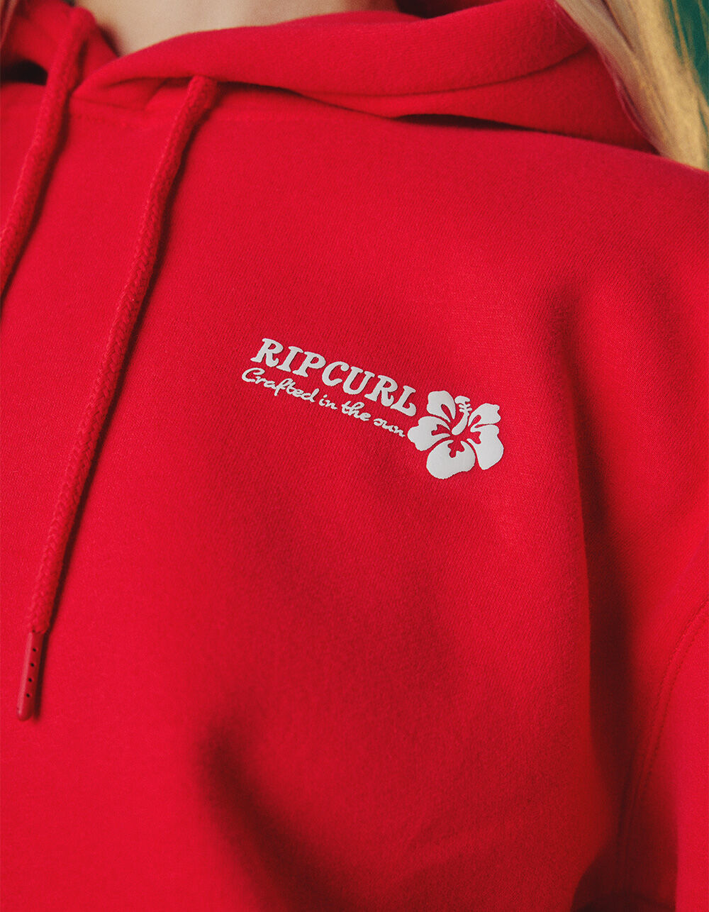 RIP CURL Surf Puff Womens Hoodie - RED - S | Tillys
