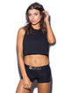 ETHIKA Midnight Black Solid Staple Boyshorts image number 1