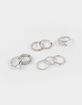 FULL TILT 8 Pack Stone/Heart/Pearl Rings image number 1