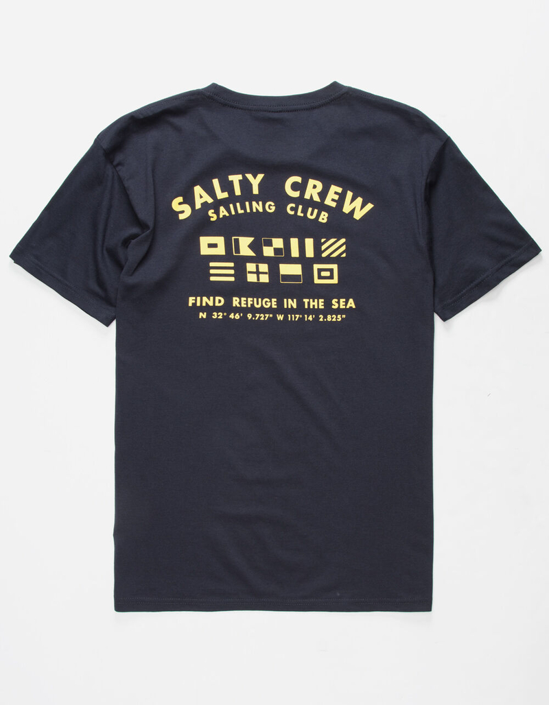 SALTY CREW Yacht Club Navy Mens T-Shirt image number 0