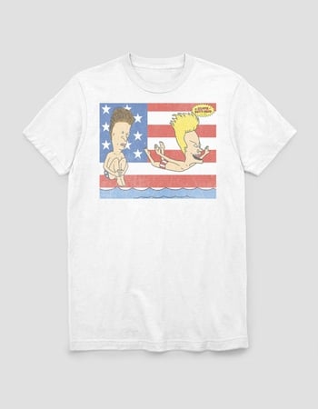 BEAVIS AND BUTT-HEAD 'Merica Unisex Tee Primary Image