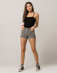 RSQ Sunset High Rise Womens Ripped Denim Shorts image number 4