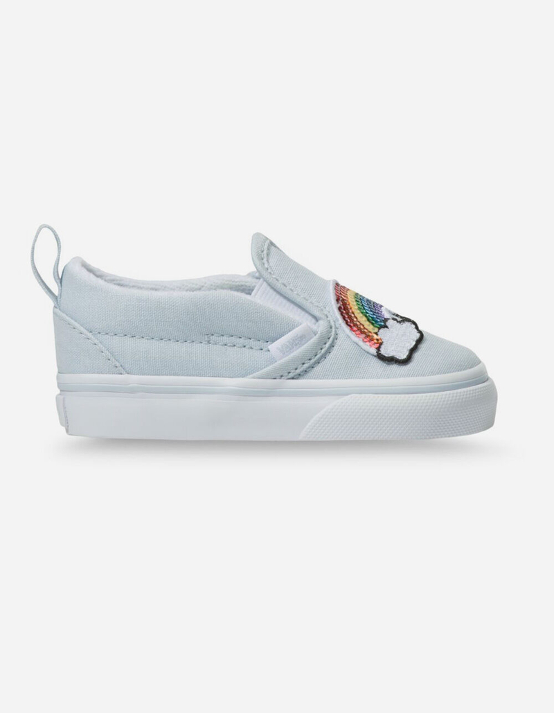 VANS Sequin Patch Toddler Slip-On V Sneakers image number 1