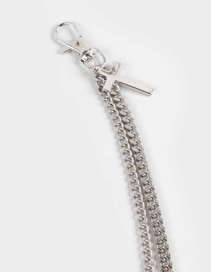 RSQ Mens Cross Double Wallet Chain image number 2