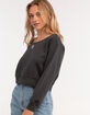 ADIDAS Womens Slouchy Crew Sweatshirt image number 2