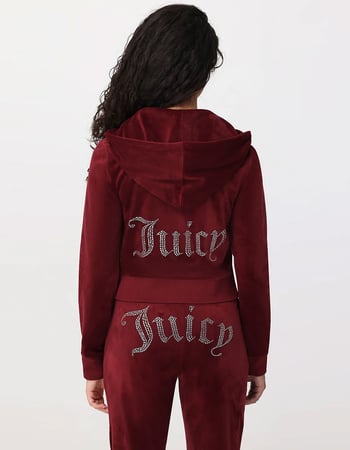 JUICY COUTURE OG Big Bling Womens Hoodie Alternative Image