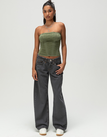 BDG Urban Outfitters Kayla Womens Low Rise Printed Jeans Primary Image