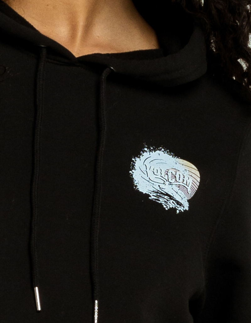 VOLCOM Volcation Womens Off Black Hoodie image number 2