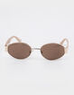 RSQ Oval Metal Sunglasses image number 2