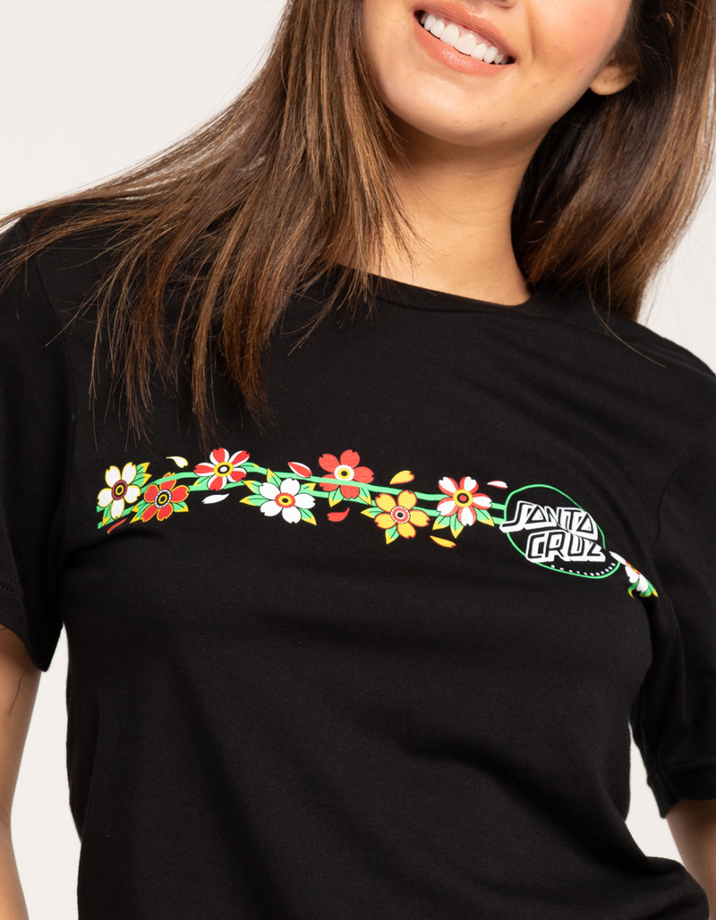 SANTA CRUZ Blooming Dot Womens Tee image number 2