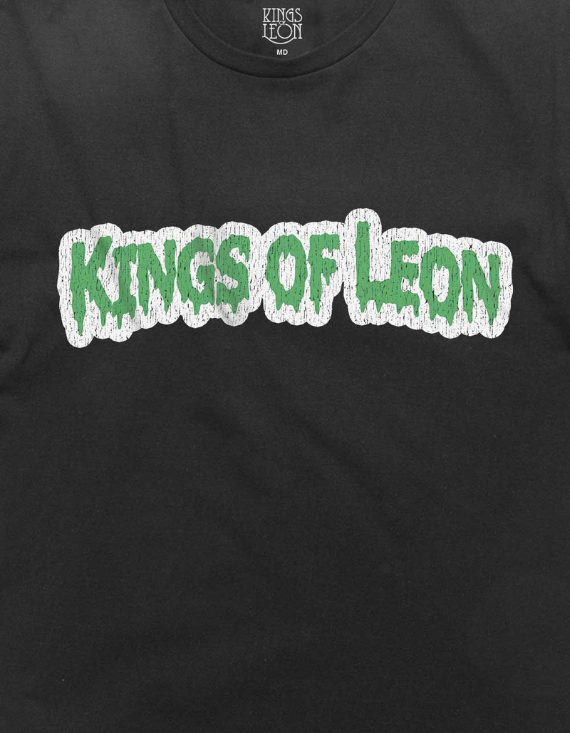 KINGS OF LEON Drip Distressed Logo Unisex Tee image number 1