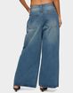 EDIKTED Skater Girl Washed Low Rise Baggy Jeans image number 3