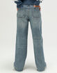 BLANK NYC Say Something Girls Wide Leg Jeans image number 6