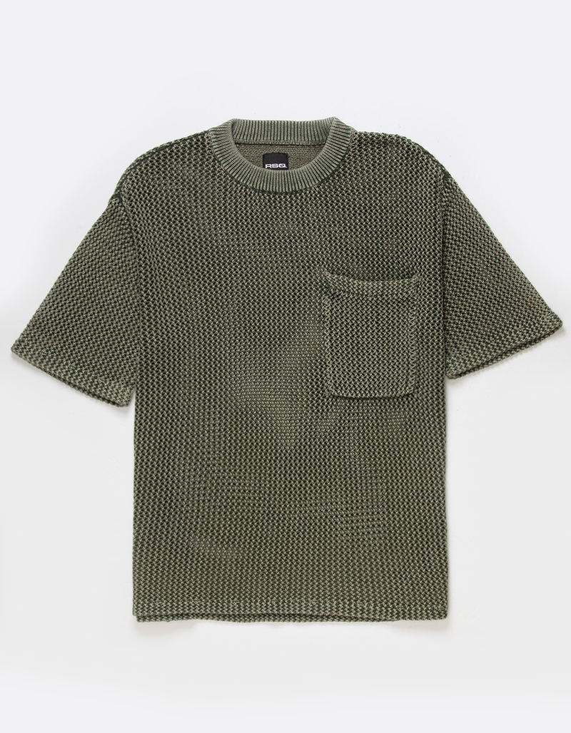 RSQ Mens Crochet Pocket Tee image number 1