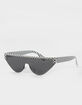 RSQ Rhinestone Voucher Sunglasses image number 1