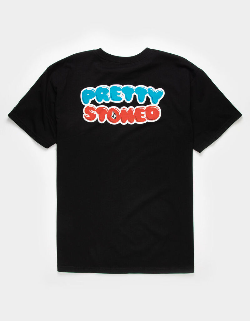 x Girl Skateboards Pretty Stoned Mens Black TShirt BLACK