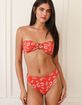 DIPPIN' DAISY'S Lotus Bandeau Bikini Top image number 4