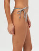 BILLABONG Wave Check Tie Side Tanga Bikini Bottoms image number 3