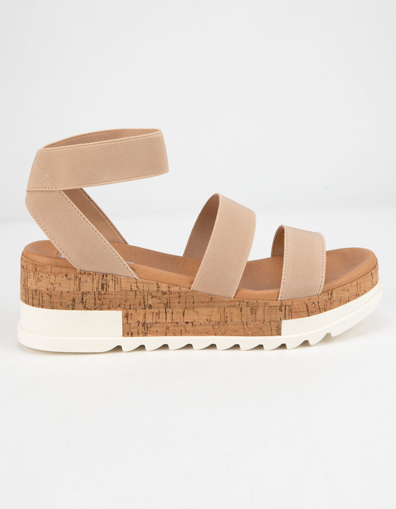 STEVE MADDEN Bandi Blush Flatform Sandals image number 1