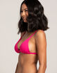 DAMSEL Texture Rib Tall Triangle Bikini Top image number 3