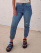RSQ Vintage Mom Womens Medium Wash Jeans image number 6