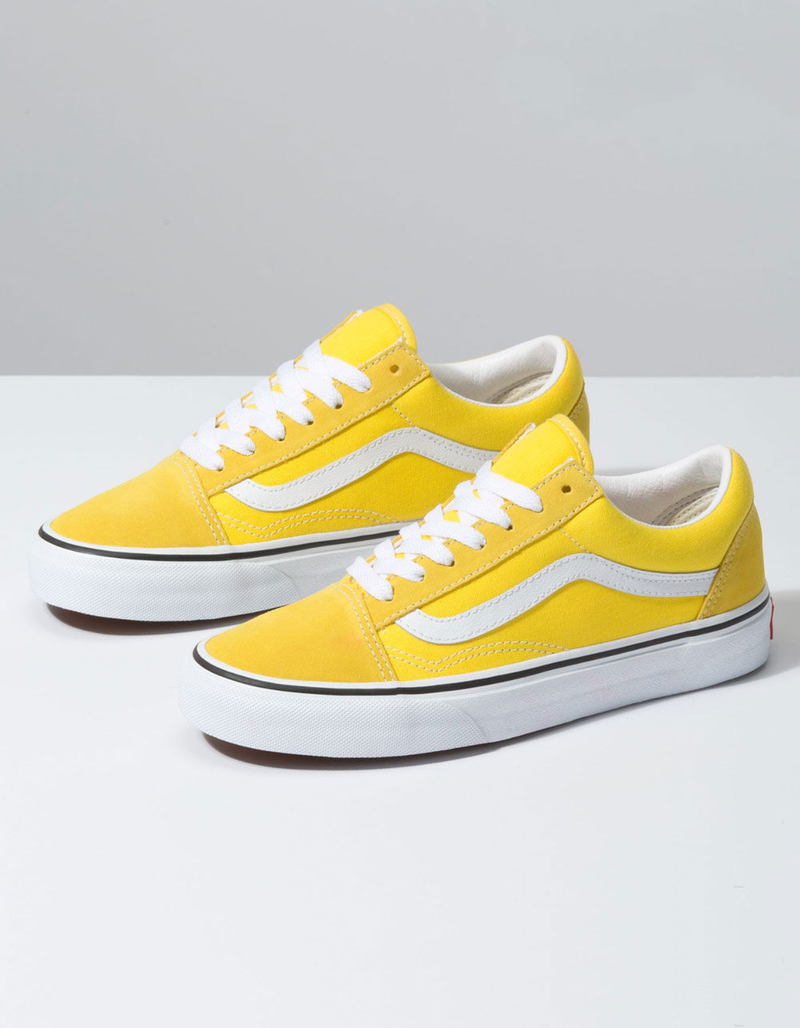VANS Old Skool Vibrant Yellow & True White Shoes image number 1