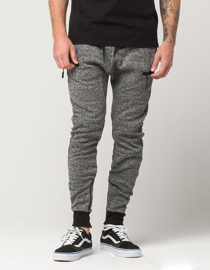 UNCLE RALPH Heather Zip Mens Jogger Pants image number 0