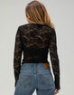 WEST OF MELROSE Womens Lace Cardigan image number 4