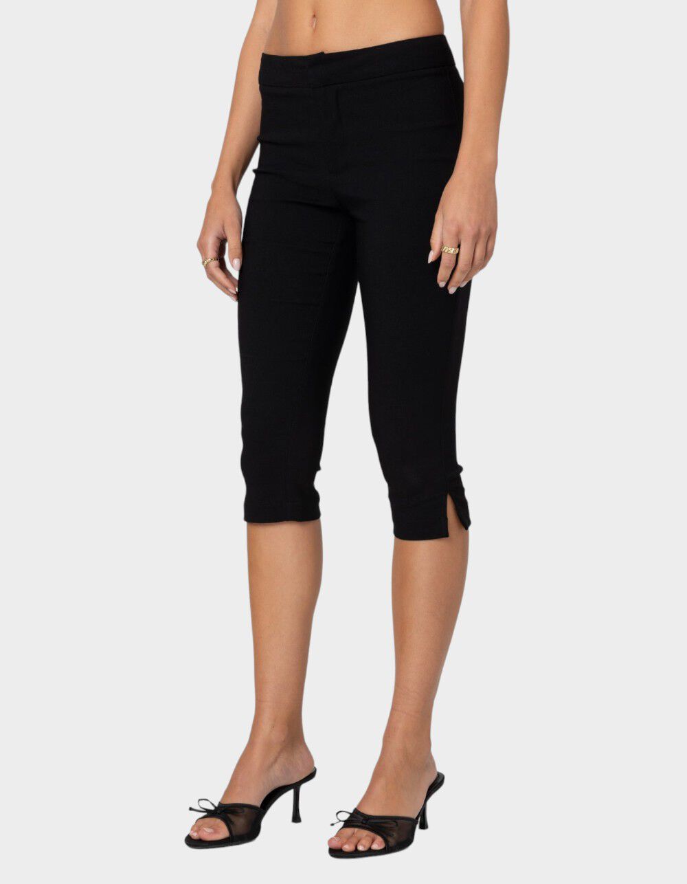 EDIKTED Sarafina Capri Pants - BLACK - XL | Tillys