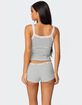 EDIKTED Sofi Striped Ribbed Tank Top image number 5