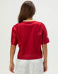 SAN FRANCISCO 49ERS Fight Song Womens Crop Mesh Jersey image number 5