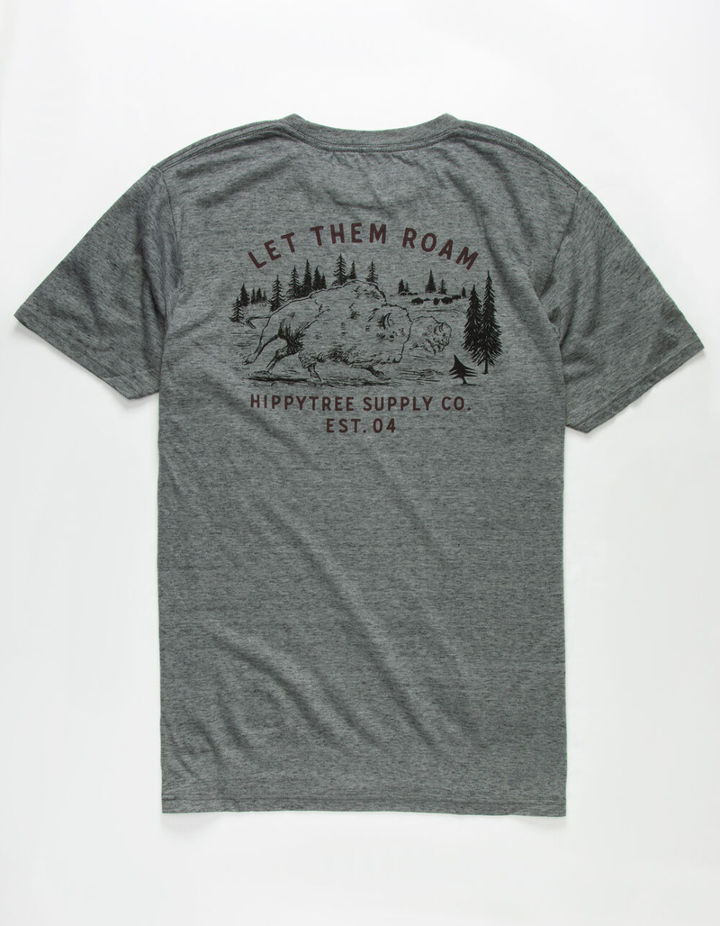 HIPPYTREE Bison Mens T-Shirt image number 0