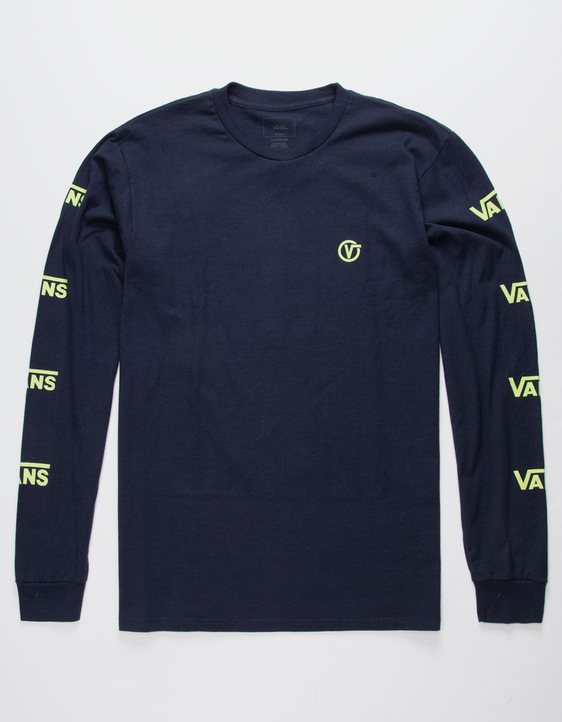 VANS Classic Circle V Navy Mens T-Shirt image number 0