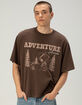RSQ x Peanuts Adventure Mens Boxy Tee image number 1