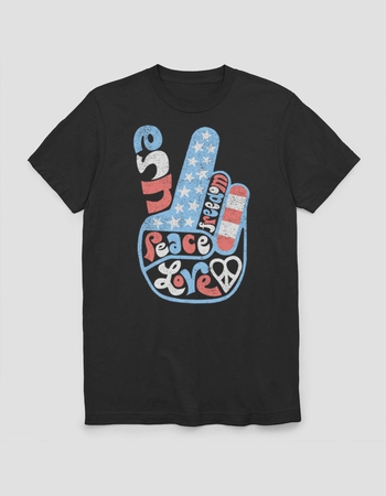 USA Peace Love Unisex Tee Primary Image
