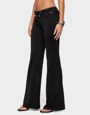 EDIKTED Katalia Sequin Flared Pants Alternative Image