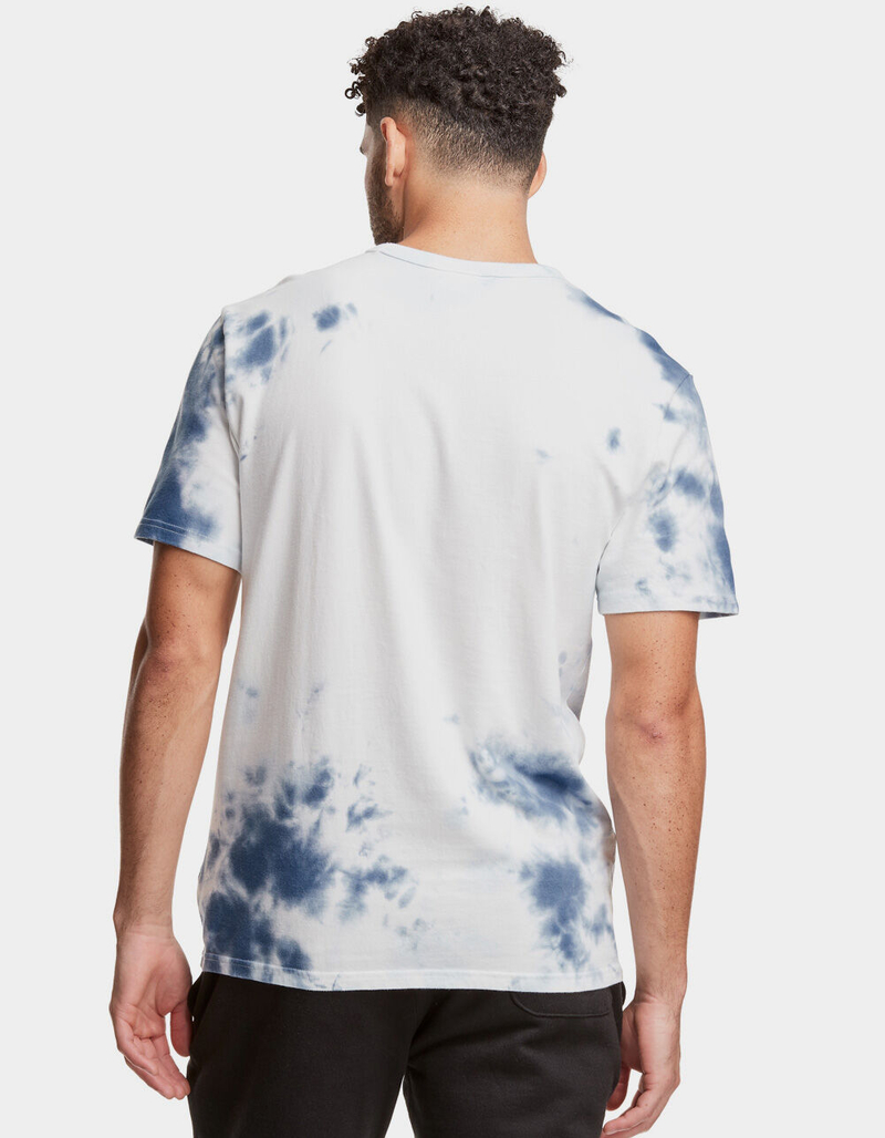 CHAMPION x Super Mario Bros. Toad & Script Logo Cloud Dye Heritage Mens T-Shirt image number 2