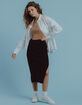 WEST OF MELROSE Womens Midi Skirt image number 5