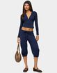 EDIKTED Deana Capri Sweatpants image number 5