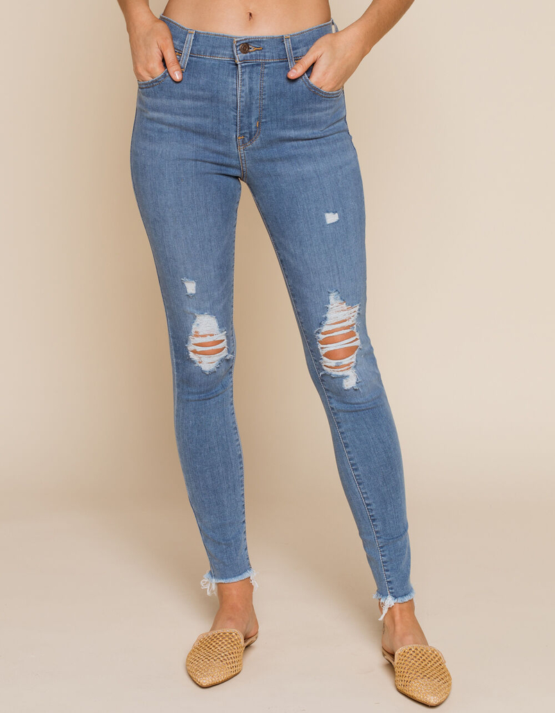 LEVI'S 720 Womens High Rise Super Skinny Jeans image number 1