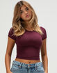TILLYS Womens Baby Tee image number 1