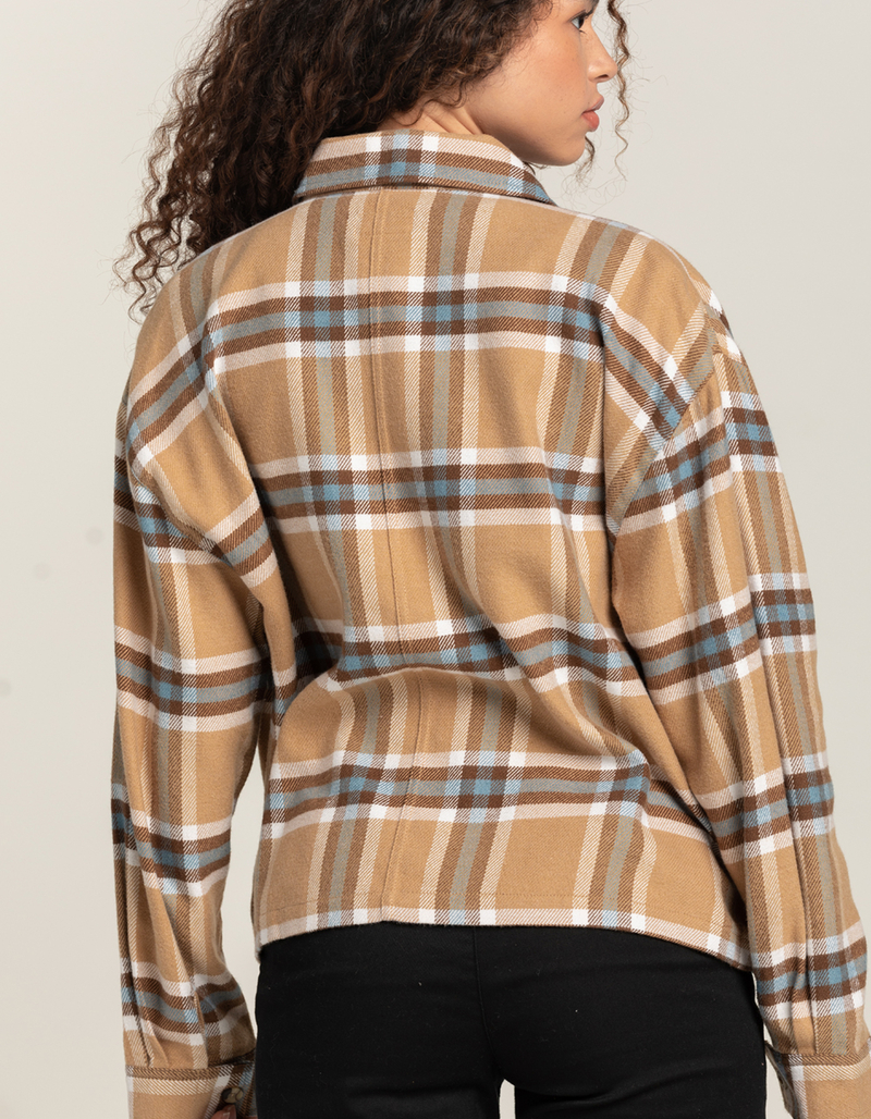 BRIXTON Bowery Womens Long Sleeve Crop Flannel image number 2