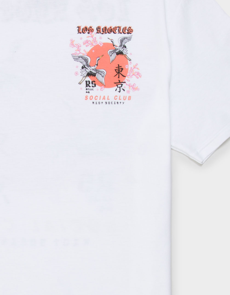 RIOT SOCIETY LA Social Club Mens Tee image number 3