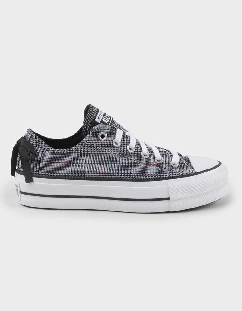 CONVERSE Chuck Taylor All Star Lift Plaid Womens Platform Shoes image number 0