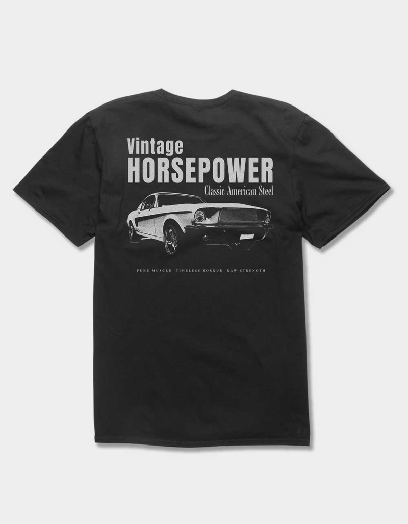 AUTO Vintage Horsepower Unisex Tee image number 0