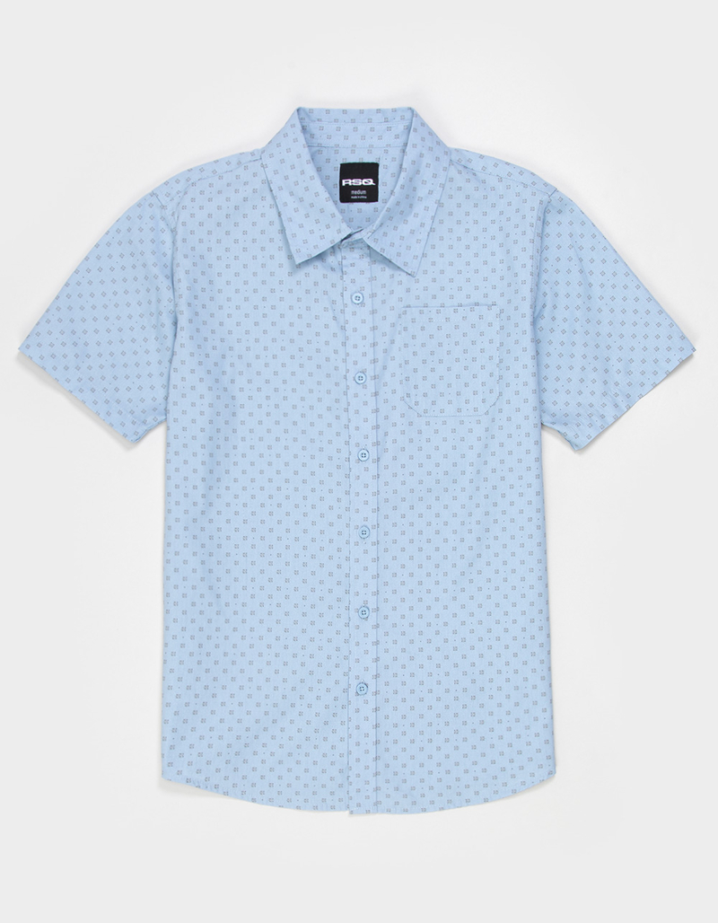 RSQ Ditsy Print Boys Button Up Shirt image number 0