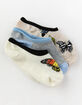 FULL TILT 3 Pack Butterfly Womens No Show Socks image number 1