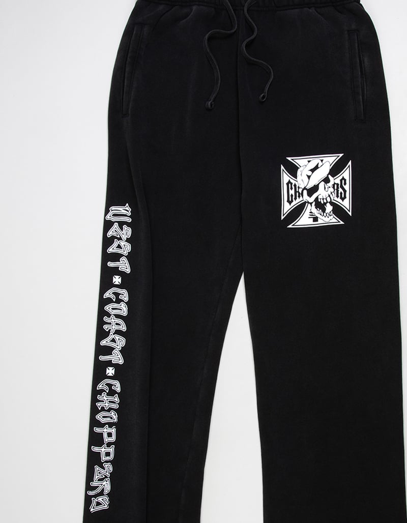 WEST COAST CHOPPERS Skeleton Moto Logo Mens Sweatpants image number 6