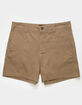 RSQ Mens Shorter 5'' Chino Shorts image number 1
