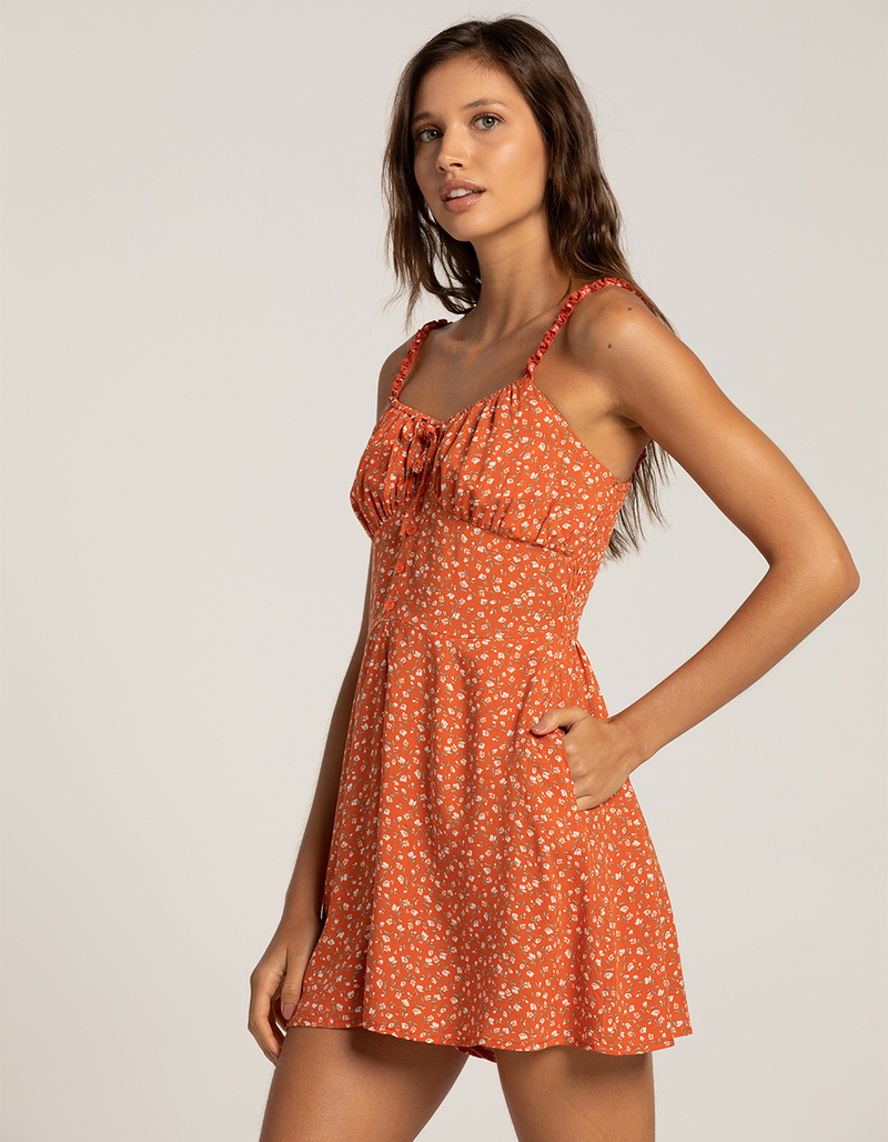 RSQ Womens Tie Front Romper image number 1